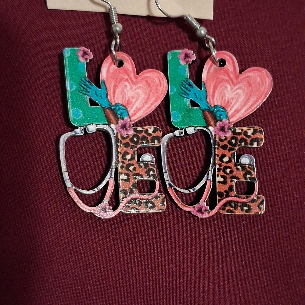 Colorful Love Earrings